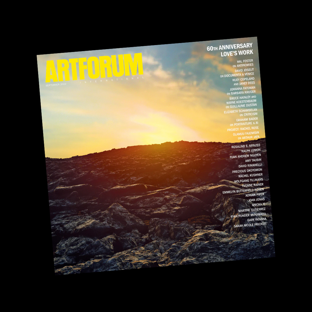 ArtForum #61-1 - Septembre 2022